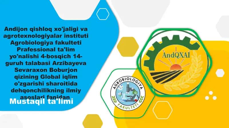 Qishloq xoʻjaligi suv resurslaridan oqilona foydalanish va xorijiy tajribalari 1