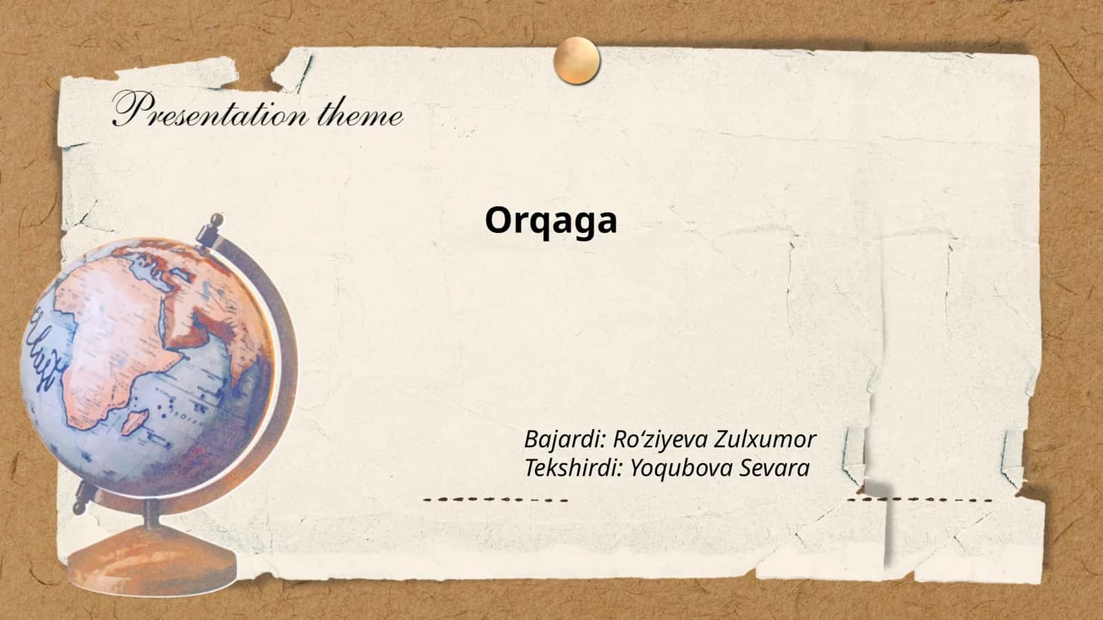 Orqaga qarash 1