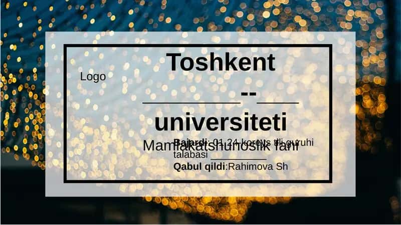 Mamlakatshunoslikfani 1