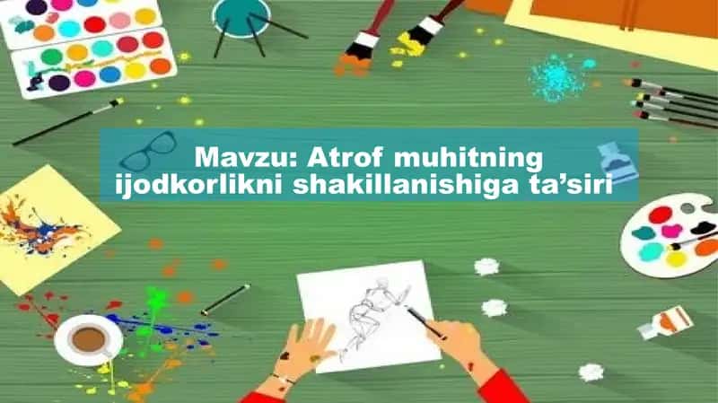 Atrof muhitning ijodkorlikni shakillanishiga ta’siri 1