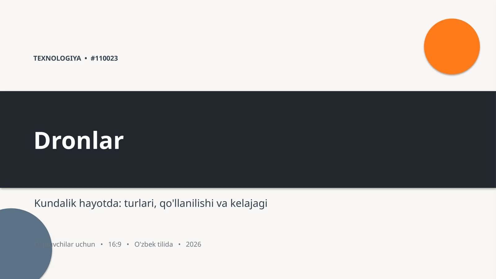 Dronlar 1