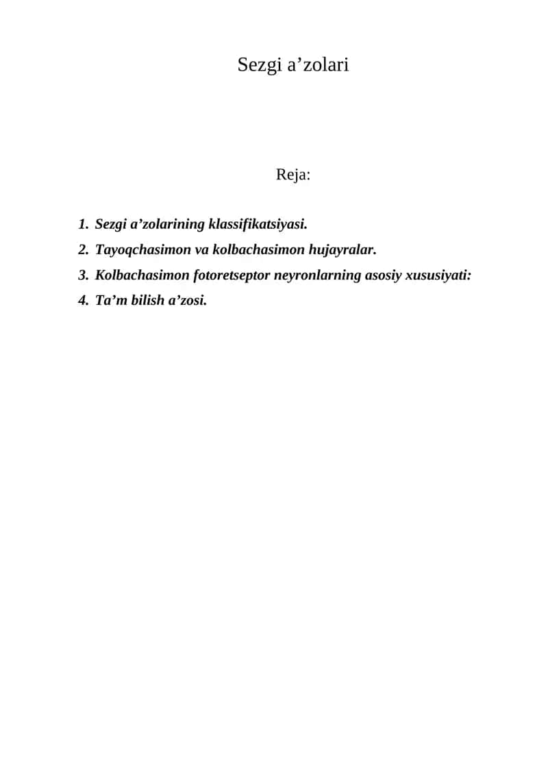 Sezgi a’zolari 1