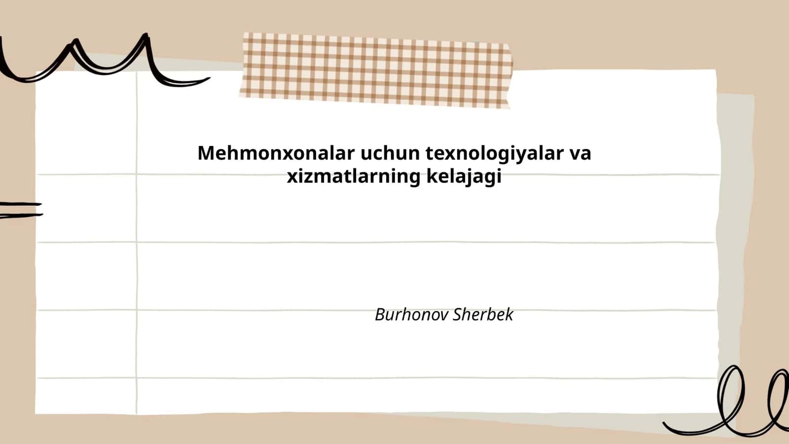 Sun'iy intellekt orqali shaxsiylashtirilgan mehmon tajribasi 1