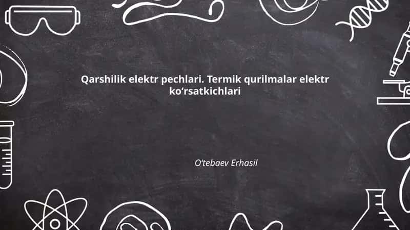 Qarshilik elektr pechlari 1