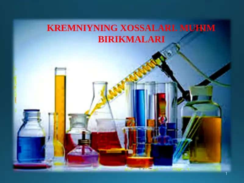 Kremniy va uning xossalari, birikmalari 1
