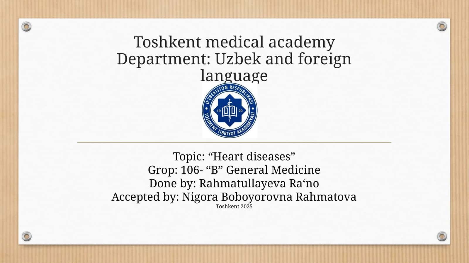 “Heart diseases” 1