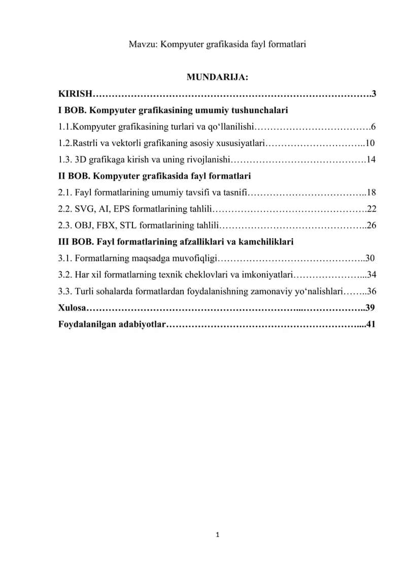 Kompyuter grafikasida fayl formatlari 1