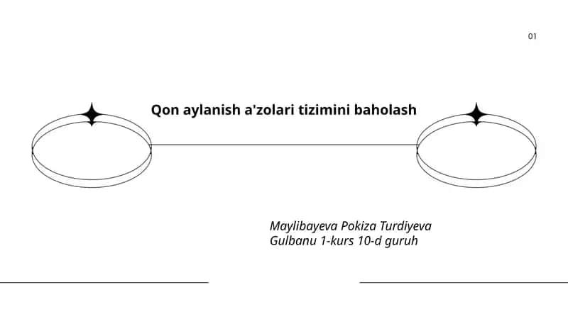 Qon aylanish a'zolari tizimini baholash 1