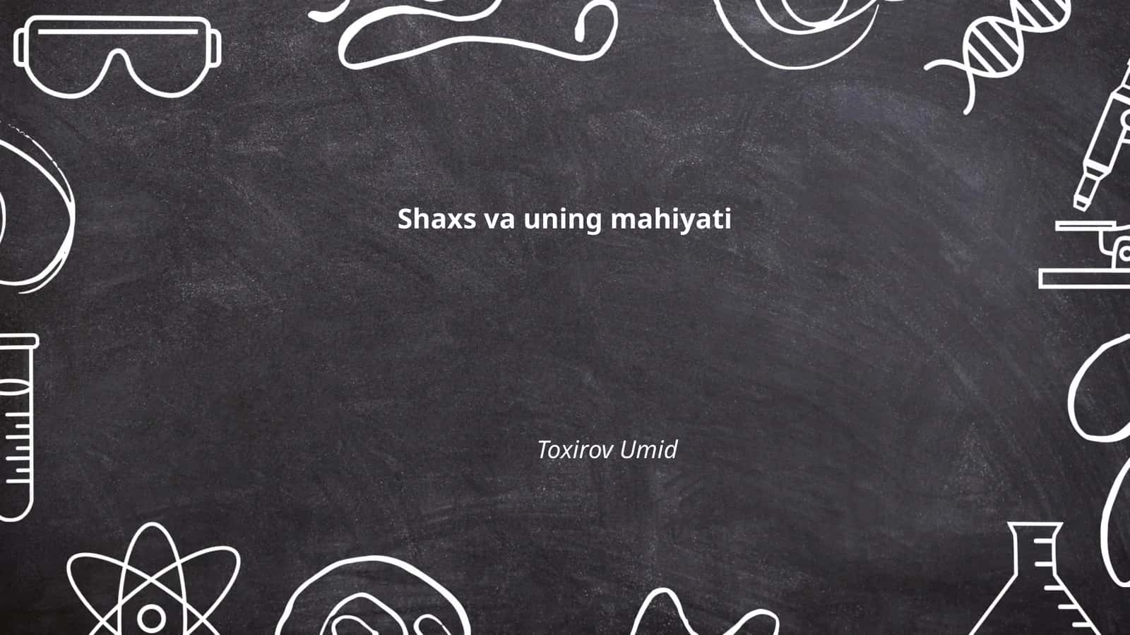 Shaxsning psixologik aspektlari 1