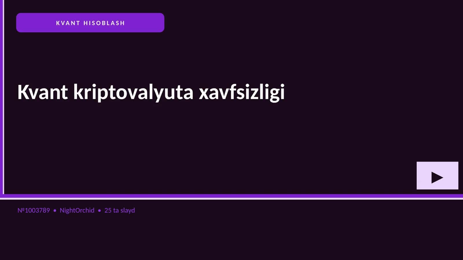 Kvant kriptovalyuta xavfsizligi 1