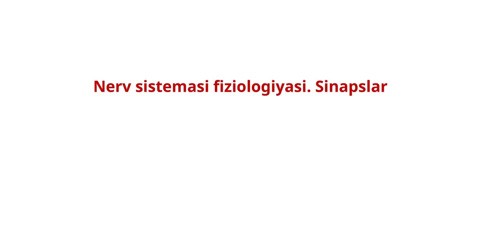 Nerv sistemasining struktor va funksional birligi 1