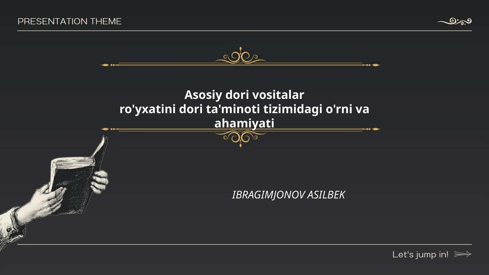 Asosiy dori vositalar 1