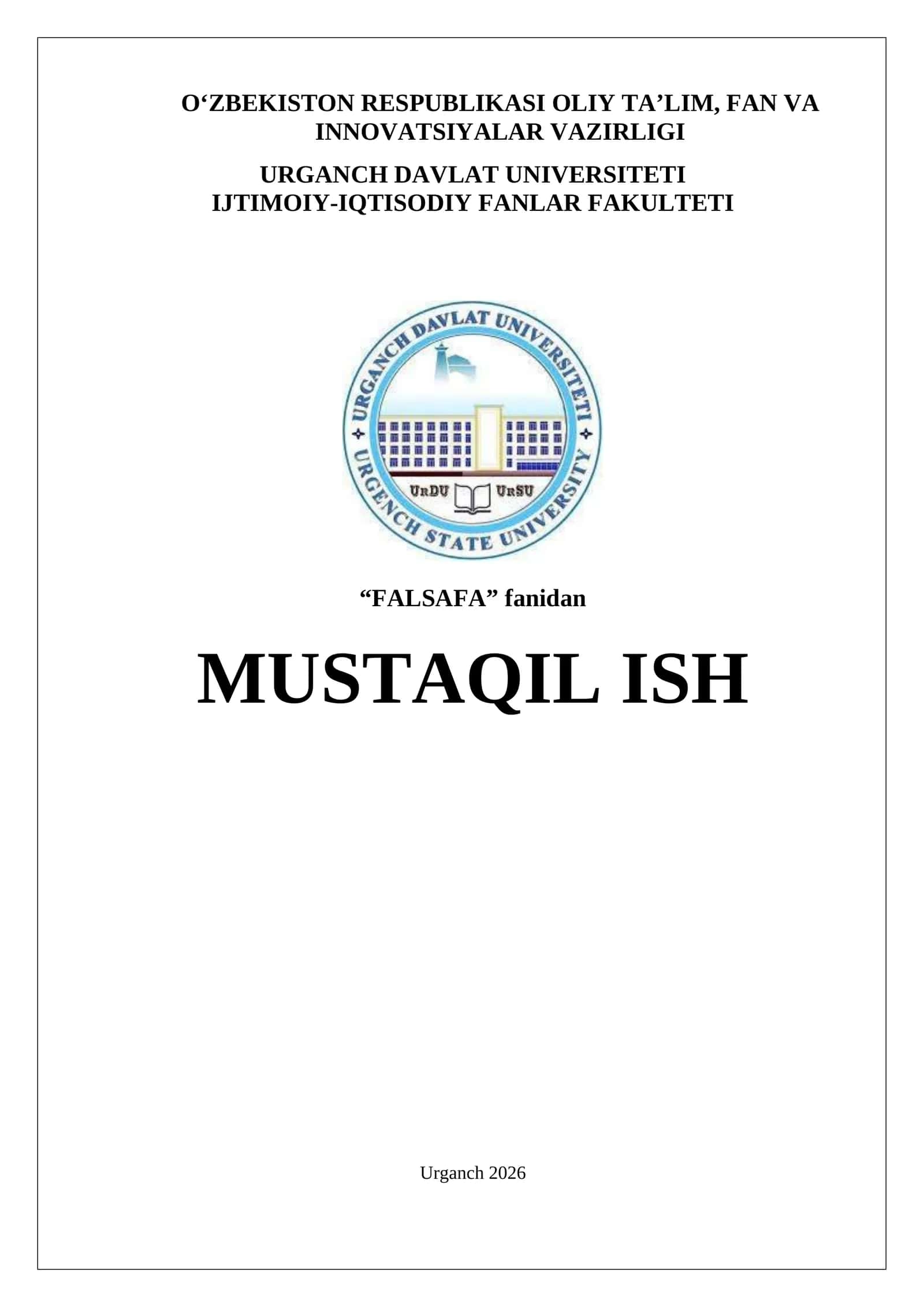MUSTAQIL ISH, J.Rumiyning “Ovchi va lochin” rivoyatining mohiyati va uning tarbiyaviy ahamiyatini tahlil etish 1