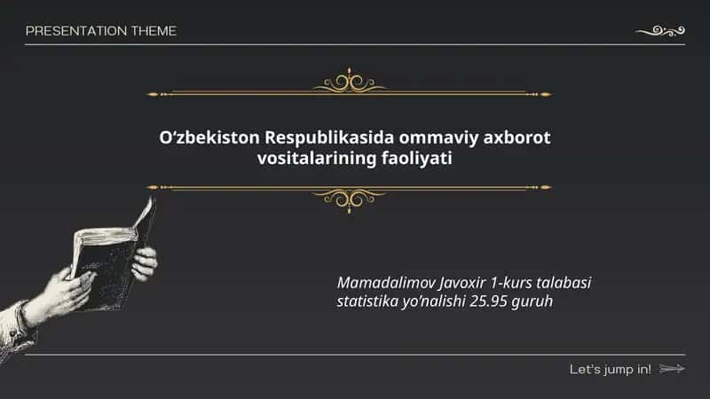 OAVni tartibga soluvchi qonunchilik va me'yoriy-huquqiy baza 1