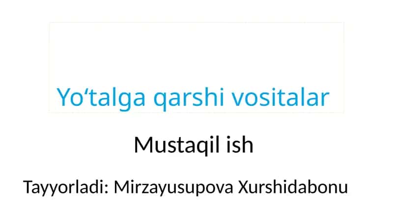 yoʻtalga qarshi vositalar 1