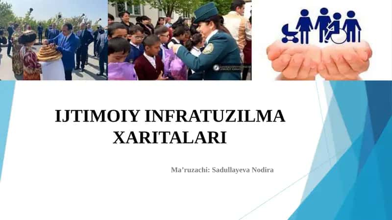 IJTIMOIY INFRATUZILMA XARITALARI 1