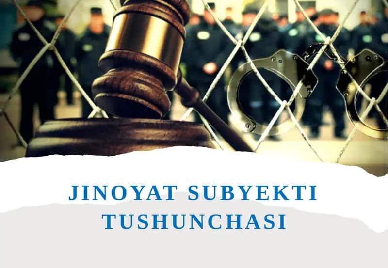 Jinoyatsubyektitushunchasi 1