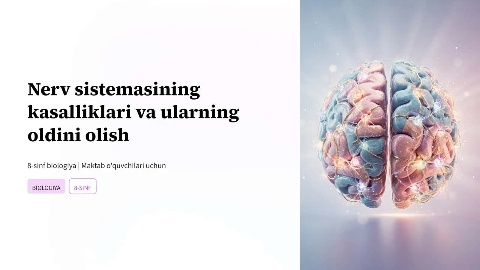 Nerv sistemasining kasalliklari va ularning oldini olish 1