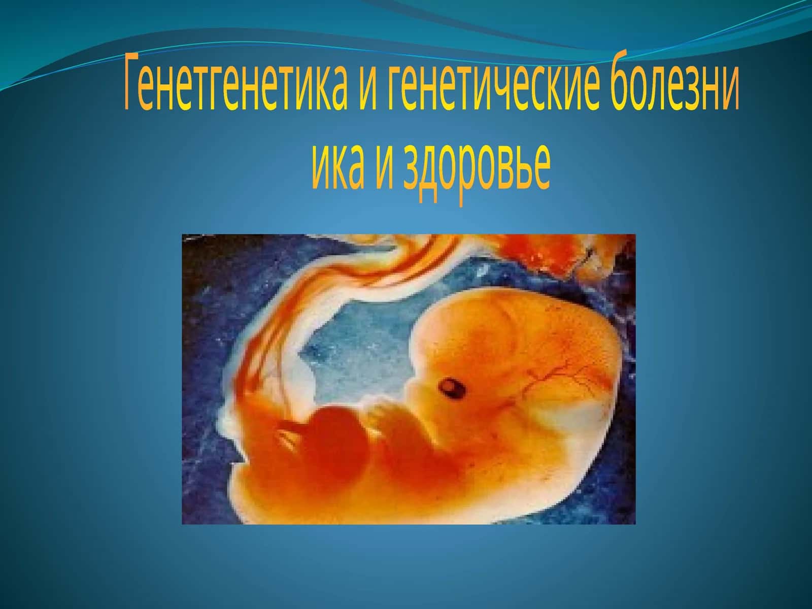 Генетикаи генетические болезни 1