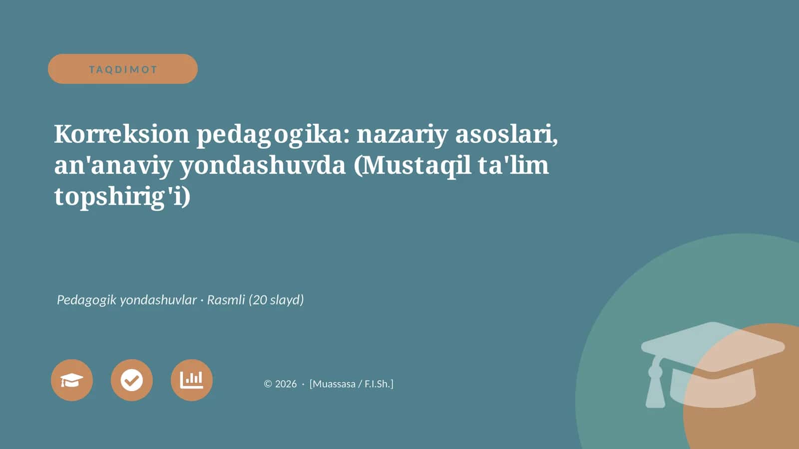 Korreksion pedagogika: nazariy asoslari 1