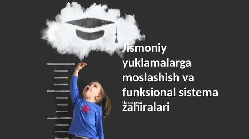 Jismoniy yuklamalarga moslashish va funksional sistema zahiralari 1