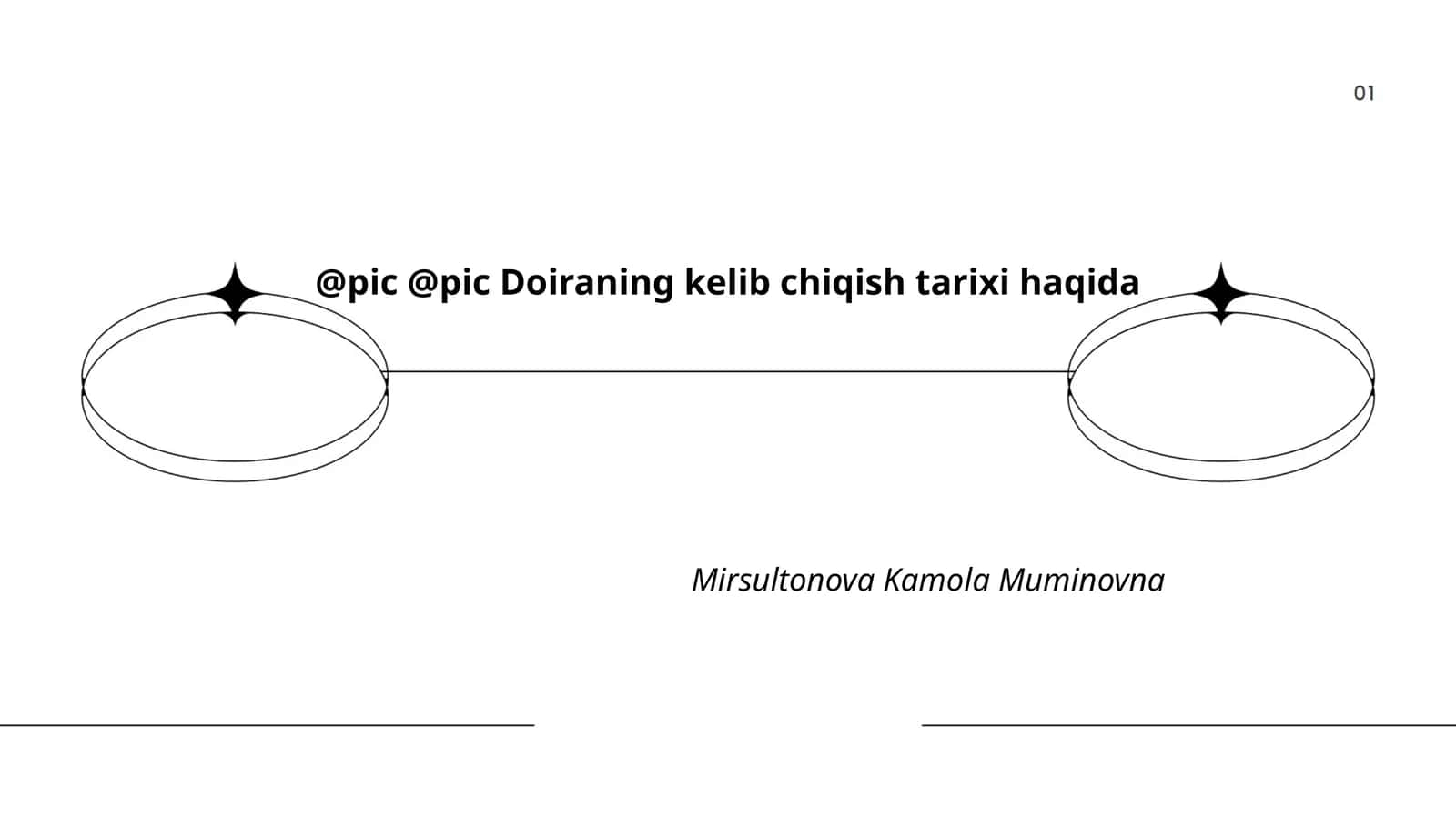 Doiraning kelib chiqish tarixi haqida 1