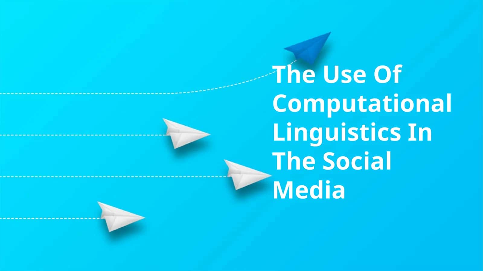 The Use Of Computational Linguistics In The Social Media 1