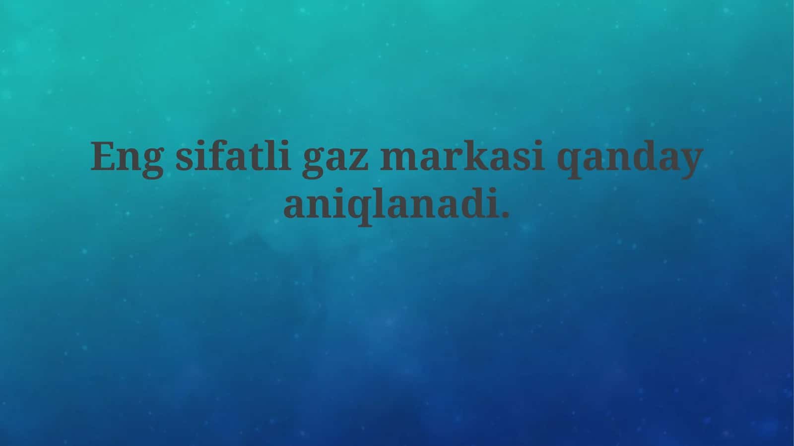 Engsifatligaz markasi 1