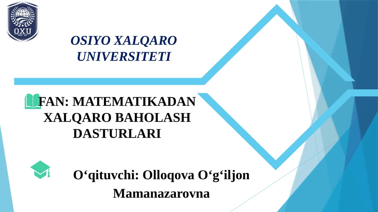 TIMSS xalqaro baholash dasturining mazmuni va mohiyati 1