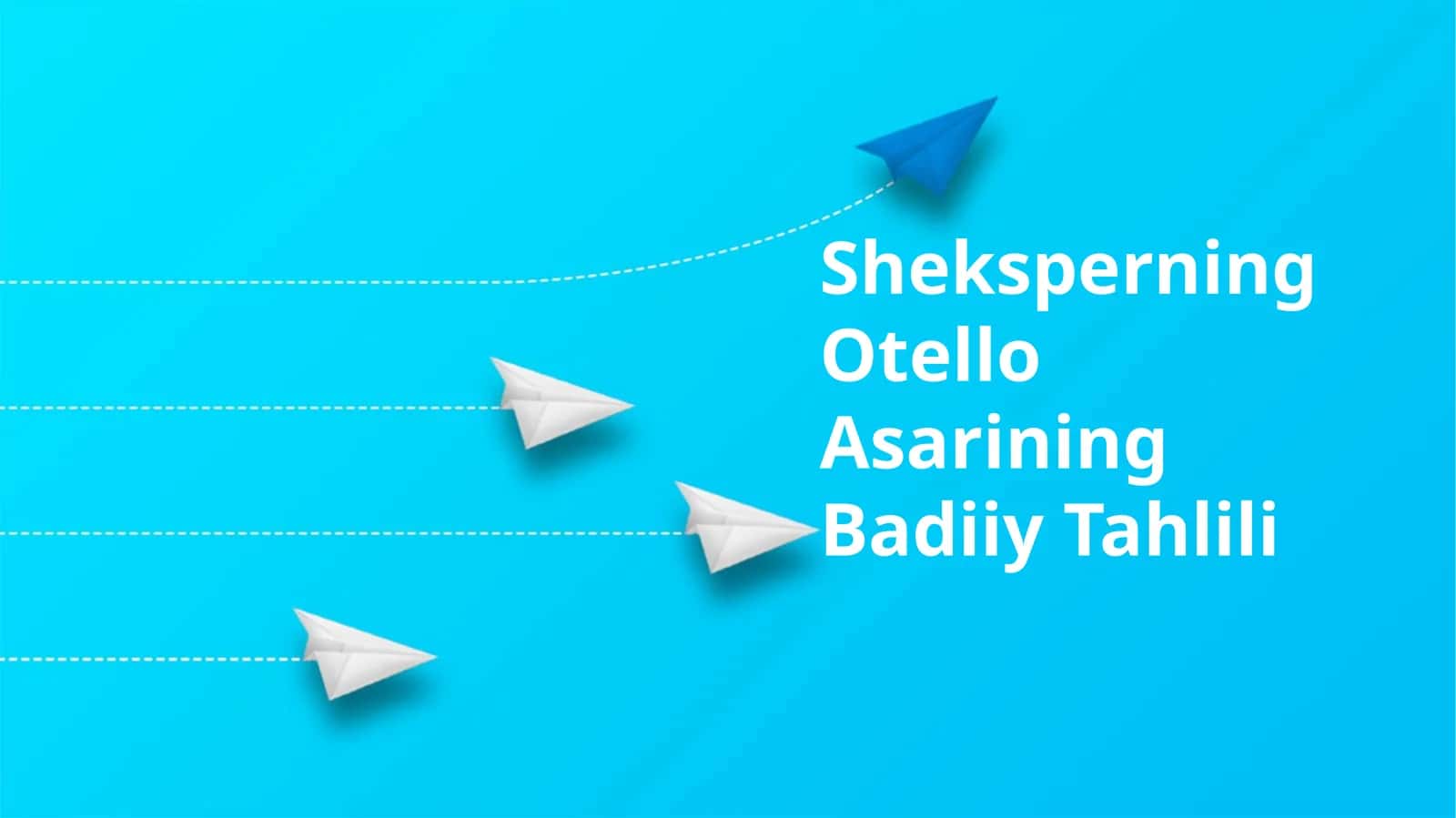 Sheksperning Otello Asarining Badiiy Tahlili 1