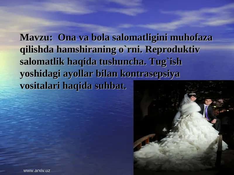 Reproduktiv salomatlik va repraduktiv huquq 1