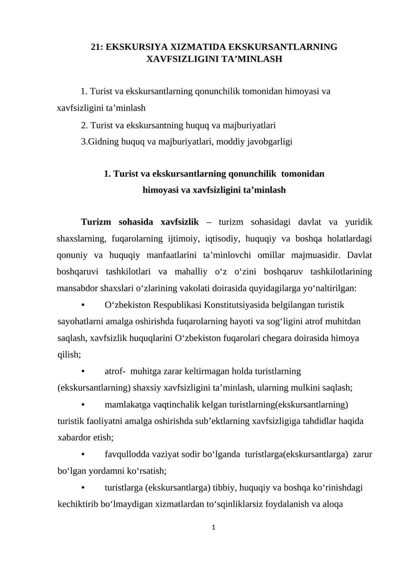 Ekskursiya Xizmati 1