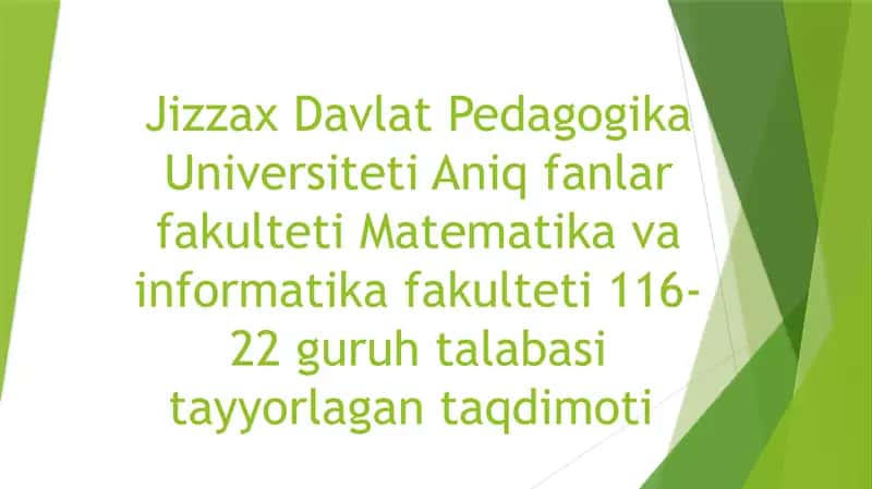 Sun’iy yo’ldosh aloqa tizimlari 1