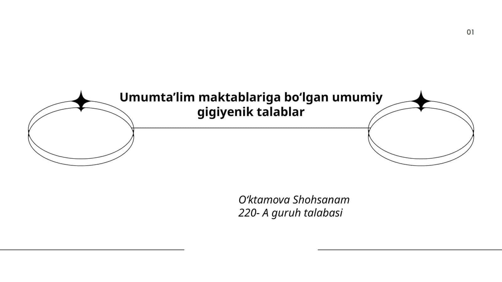 Umumta’lim maktablariga bo‘lgan umumiy gigiyenik talablar 1