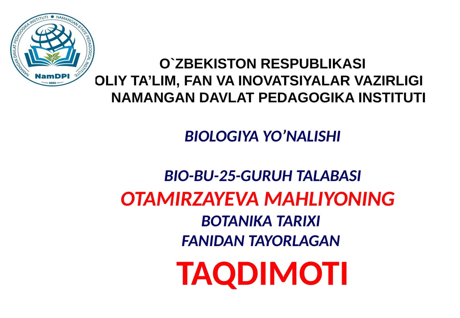 HUJAYRANING KIMYOVIY TARKIBI 1