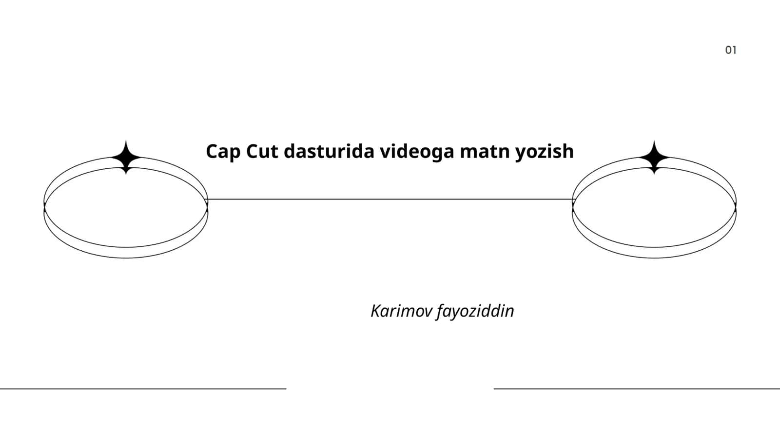 Cap Cut dasturida videoga matn yozish 1