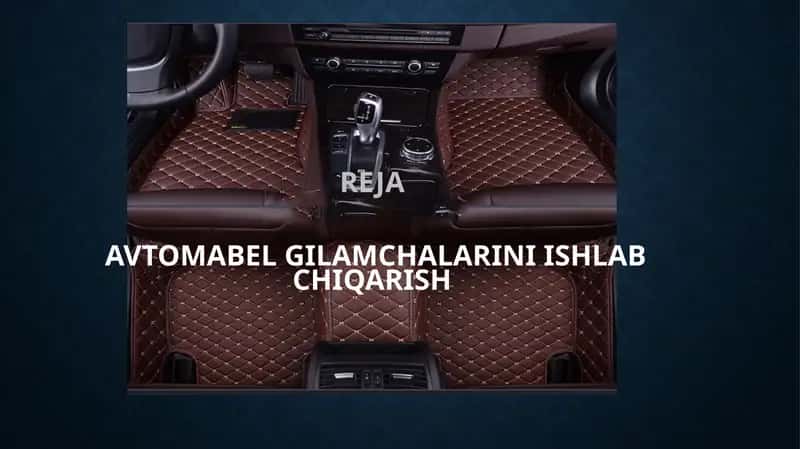 Avtomabel gilamchalarini ishlab chiqarish 1