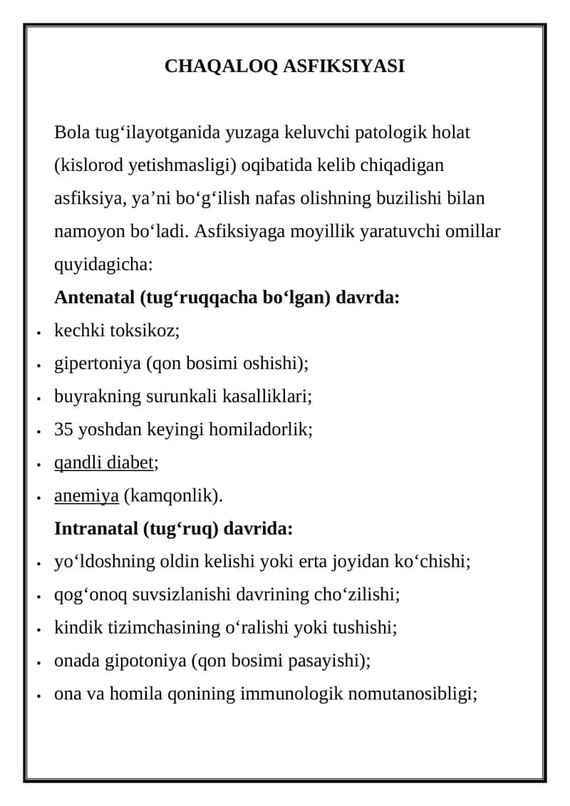 CHAQALOQ ASFIKSIYASI 1