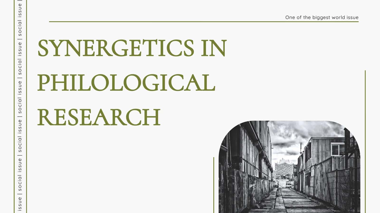 Synergetics in Philological Research 1
