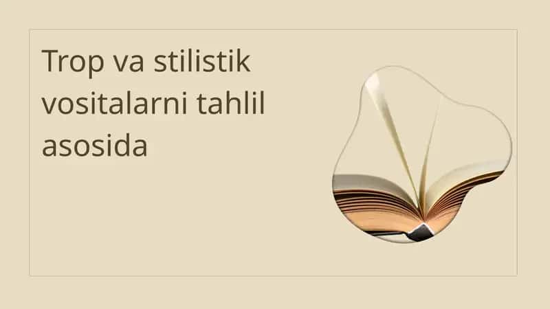 Trop va stilistik vositalar 1