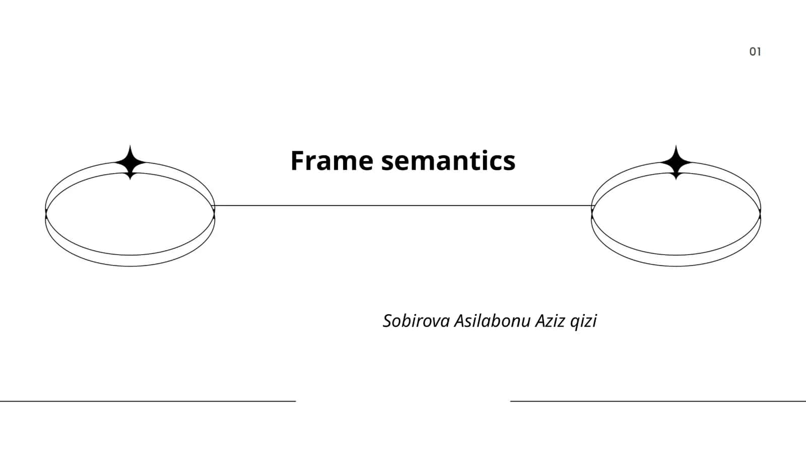 Frame semantics 1