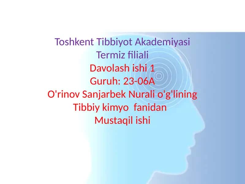 Odam genetikasi 1