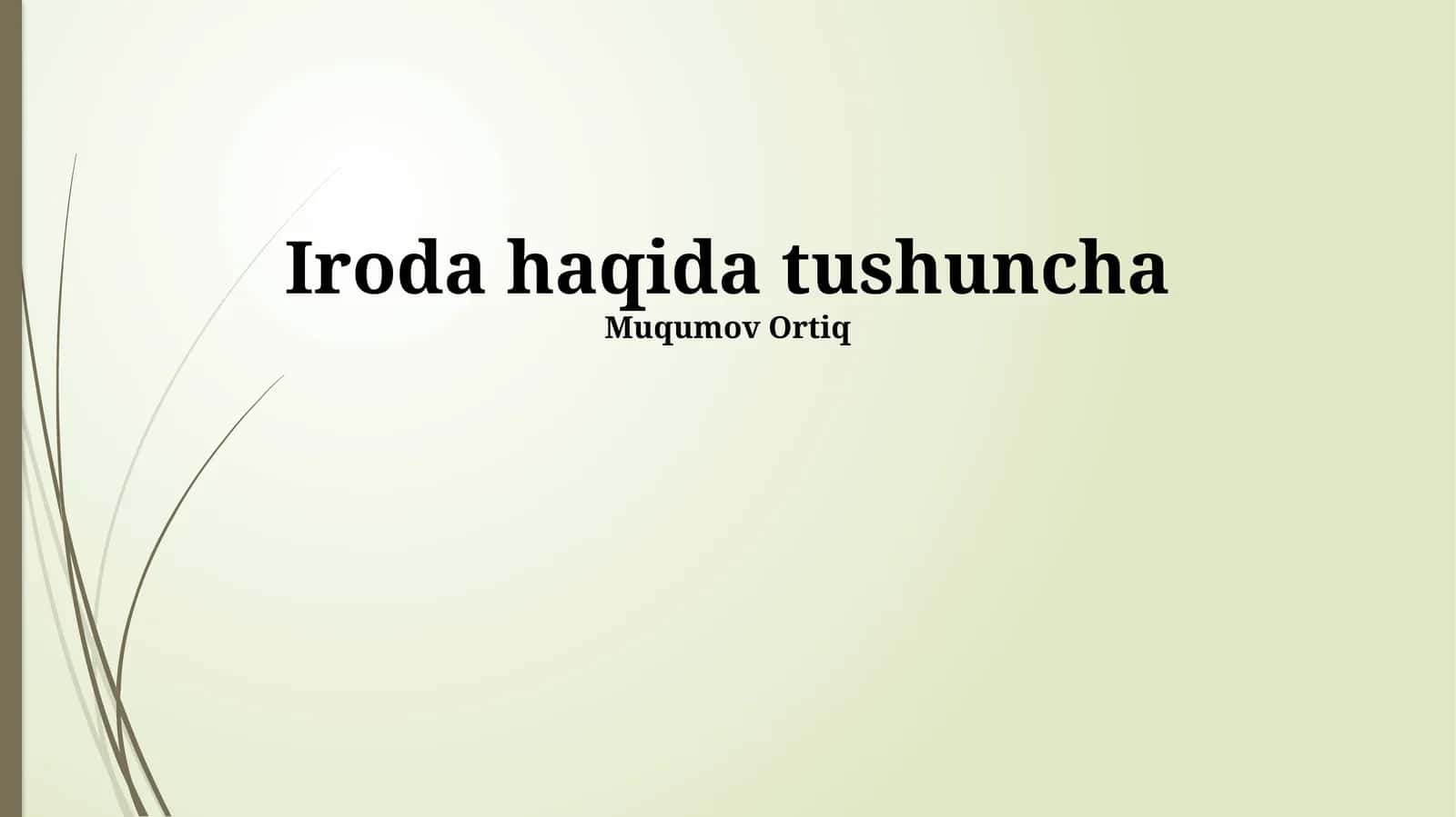 Ofis texnologiyalari va avtomatlashtirish 1