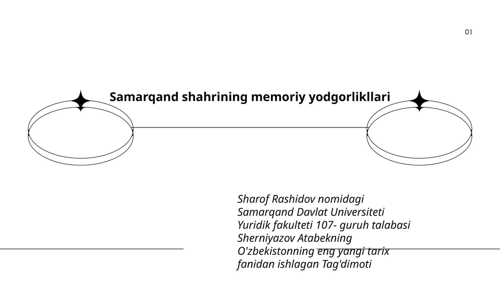 Samarqand shahrining memoriy yodgorlikllari 1