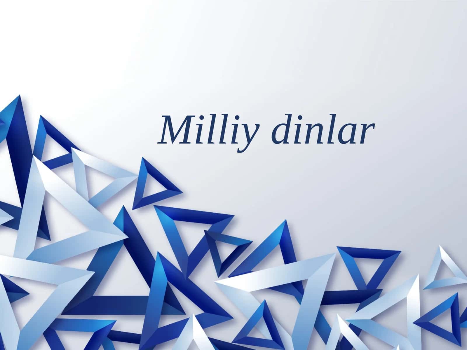 Milliydinlar 1