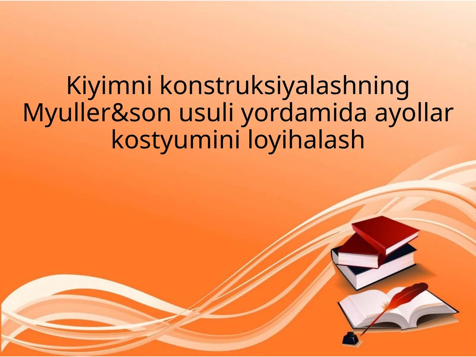 Kiyimni konstruksiyalashning Myuller&son usuli yordamida ayollar kostyumini loyihalash 1
