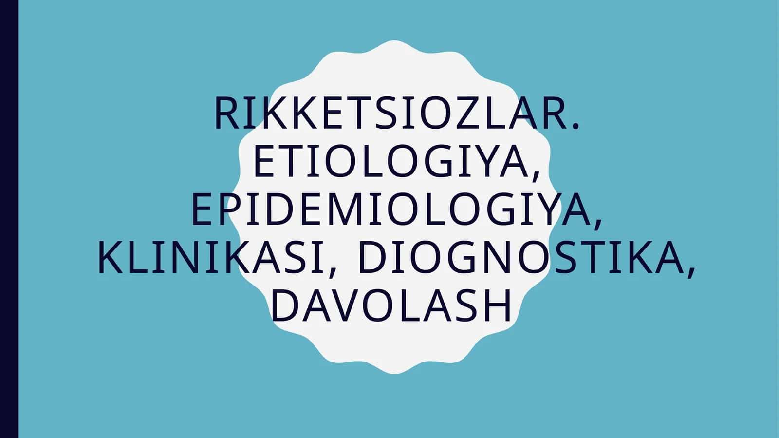 Rikketsiozlar 1