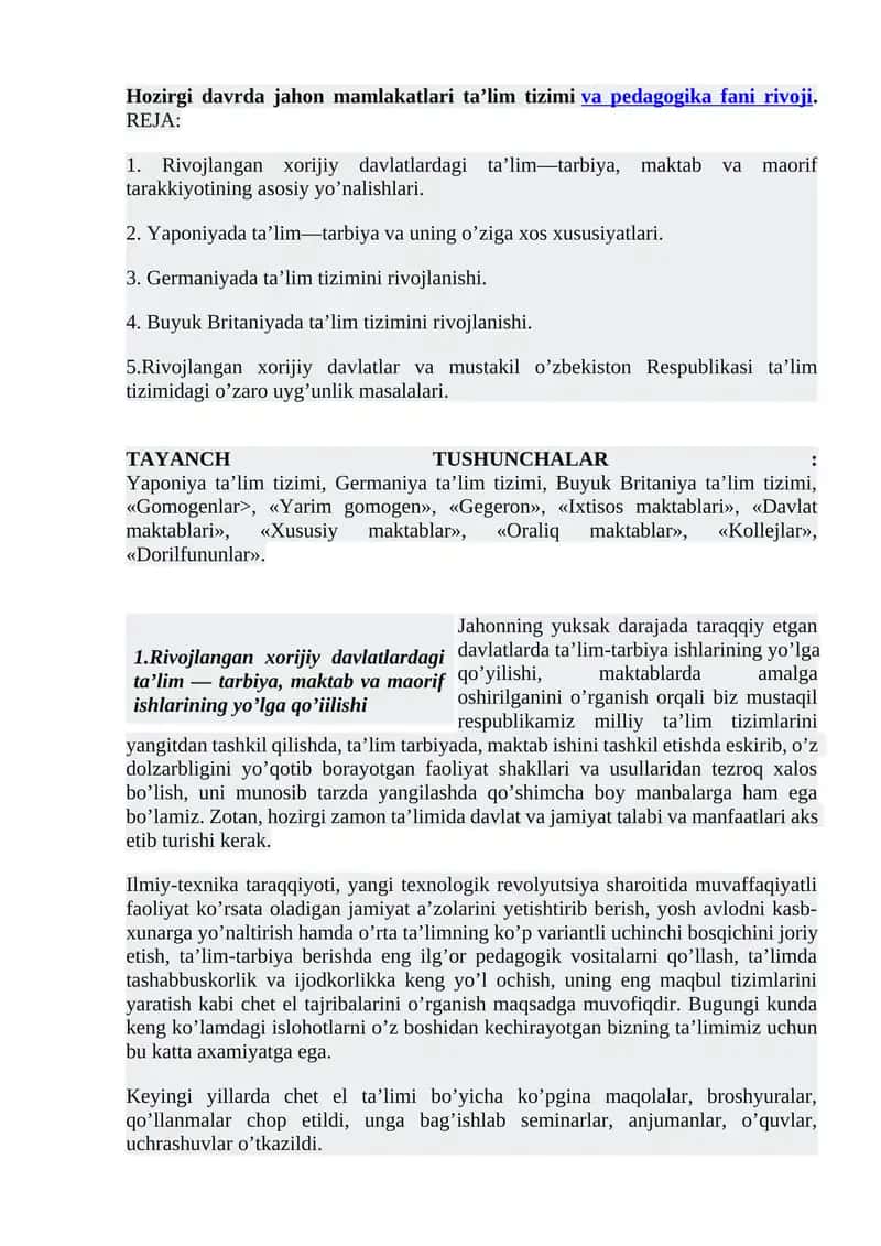 Pedagogika fani rivoji 1