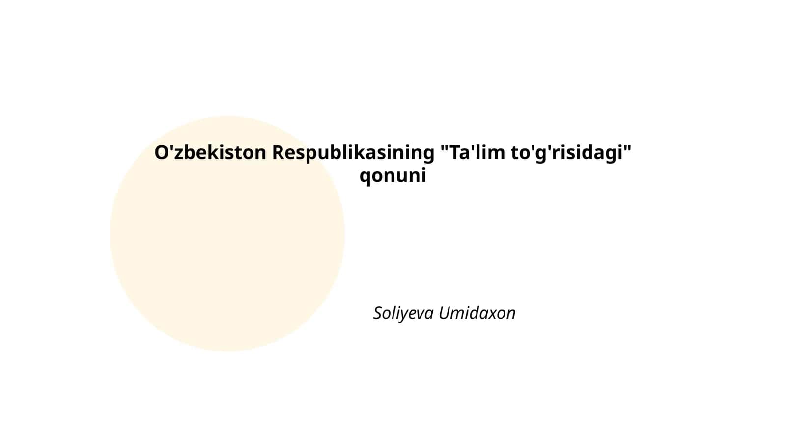 Ta'lim tizimini boshqarish 1