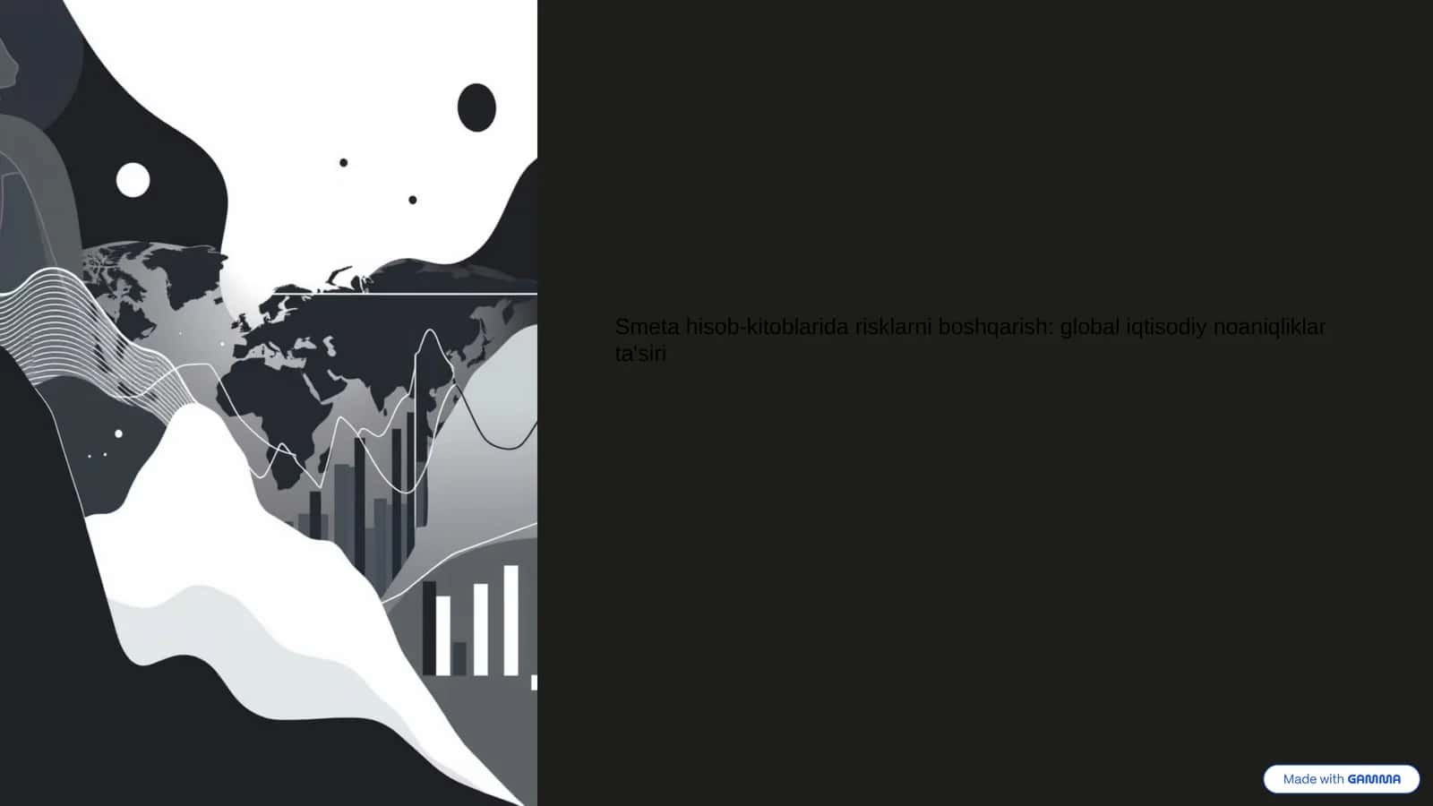 Smeta hisob-kitoblarida risklarni boshqarish: global iqtisodiy noaniqliklar ta'siri 1